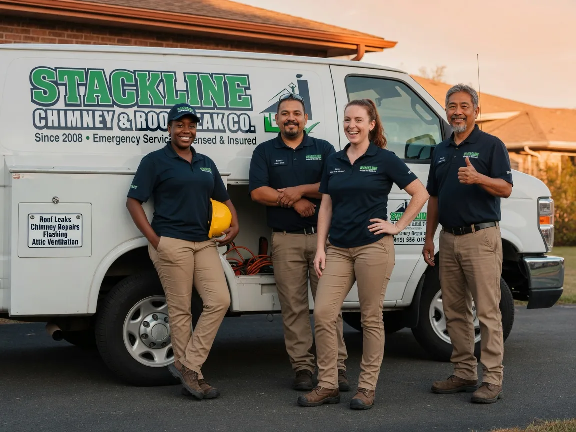 Chimney flashing repair company in Beech Grove, AR